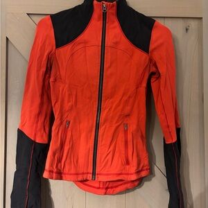 Lululemon define jacket Orange and gray